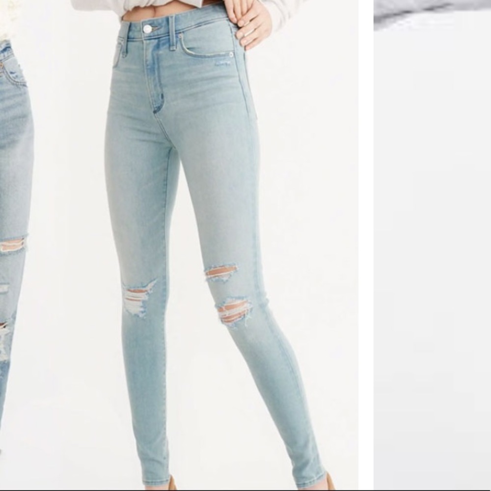 Abercrombie & Fitch Simone high rise super skinny